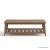 Picture of Pilsen Solid Teak 2 Tier Outdoor Coffee Table with Storage