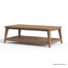Picture of Pilsen Solid Teak 2 Tier Outdoor Coffee Table with Storage