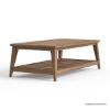 Picture of Pilsen Solid Teak 2 Tier Outdoor Coffee Table with Storage