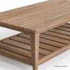Picture of Pilsen Solid Teak 2 Tier Outdoor Coffee Table with Storage