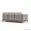 Picture of Pilsen Teak & Rope Scandinavian 3 Seater Outdoor Sofa