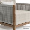 Picture of Pilsen Teak & Rope Scandinavian Single Seat Outdoor Sofa