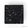 Picture of Treme Black Marble Top Large 2 Tier Square Coffee Table