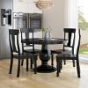Picture of Colchester Solid Wood Handcrafted Round Kitchen Table