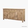 Picture of Racine Solid Wood Fluted Sideboard with Drawers