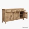 Picture of Racine Solid Wood Fluted Sideboard with Drawers