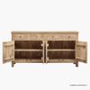 Picture of Racine Solid Wood Fluted Sideboard with Drawers