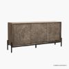 Picture of Harlem Nordic Wabi Sabi Textured 3 Door Sideboard Buffet Cabinet