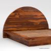 Picture of Delaware Arched Headboard Solid Wood Platform Bed Frame