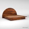 Picture of Delaware Arched Headboard Solid Wood Platform Bed Frame