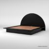 Picture of Delaware Arched Headboard Solid Wood Platform Bed Frame