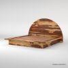 Picture of Delaware Arched Headboard Solid Wood Platform Bed Frame