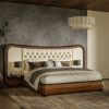 Picture of Amos Extended Curved Headboard Platform Bed Frame with Storage