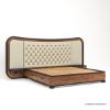 Picture of Amos Extended Curved Headboard Platform Bed Frame with Storage