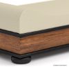 Picture of Amos Sleigh-Style Velvet Upholstered Bedroom Bench