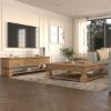 Picture of Largo Rustic Farmhouse 4 Piece Living Room Furniture Set