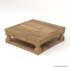 Picture of Largo Rustic Farmhouse Square Coffee Table with Storage
