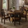 Picture of Casablanca Rustic Fretwork Round Dining Table Set For 6