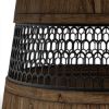 Picture of Casablanca Rustic Fretwork Round Dining Table Set For 6