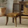 Picture of Casablanca Rustic Leather and Metal Armless Dining Chair