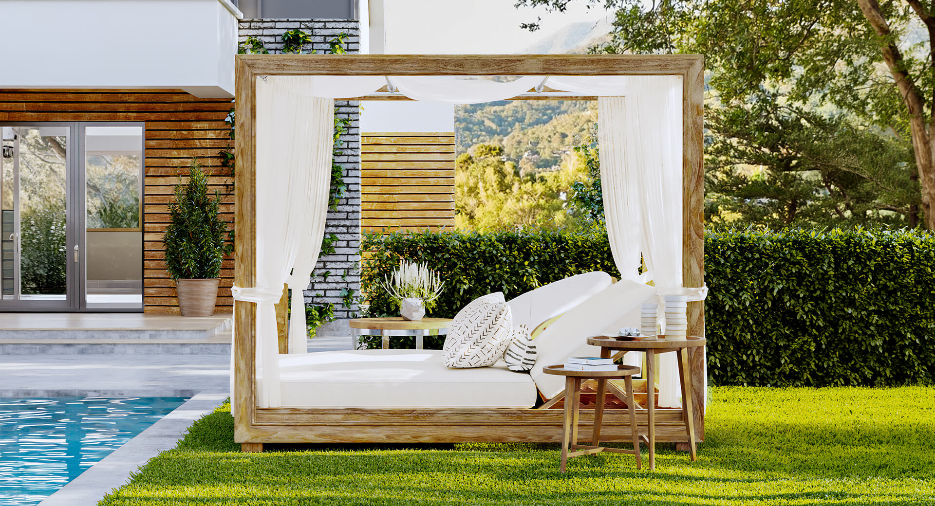 Handcrafted Outdoor Daybed